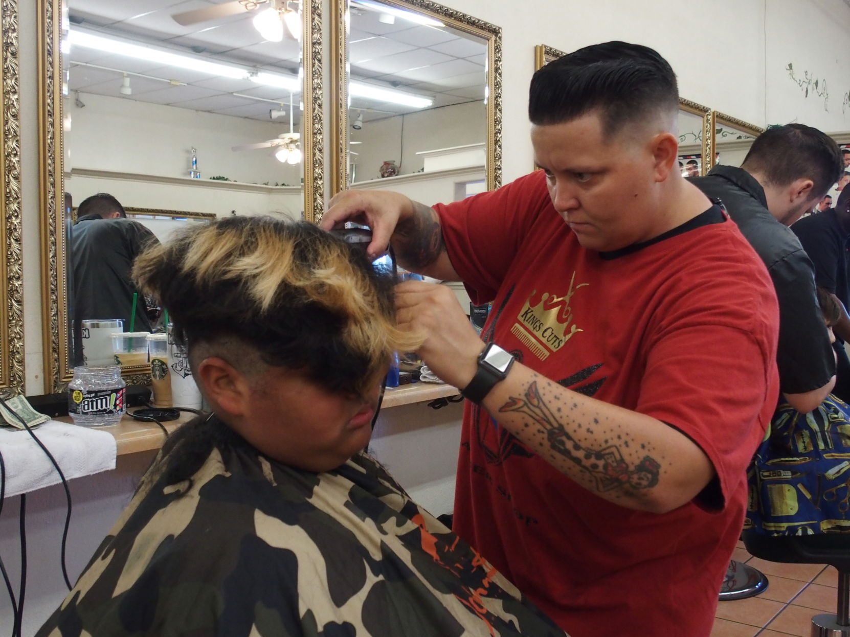 School kids get free haircuts at beauty academy